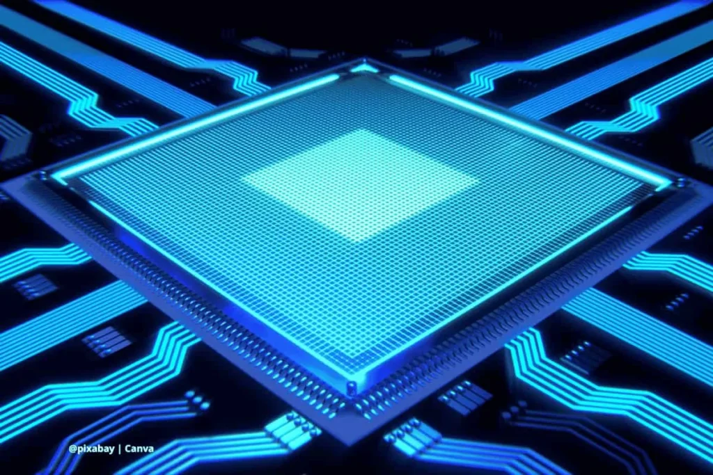 IPhone vs. Tecno en 2025: ¿cuál smartphone se adapta mejor a usted? 3 Comparativa celulares 2025 – ilustración de procesador móvil- iPhone vs Tecno