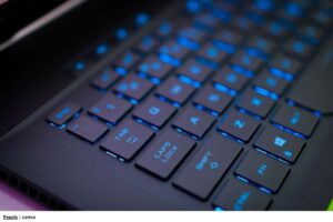 Apagar luz teclado portátil