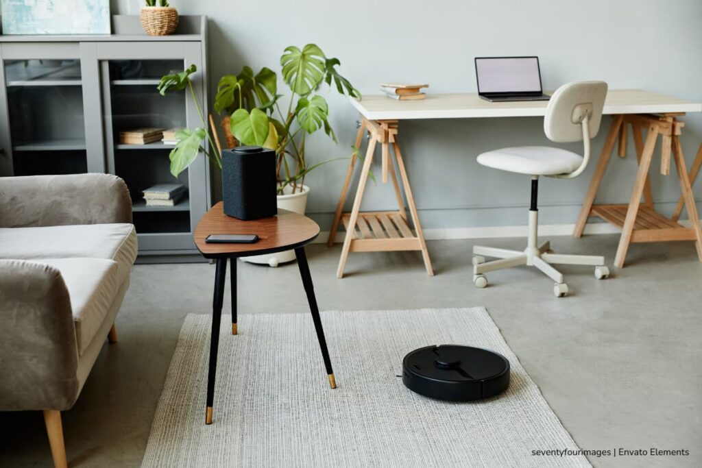 robot aspirador, Candado digital sobre red de datos, Más Tecnología